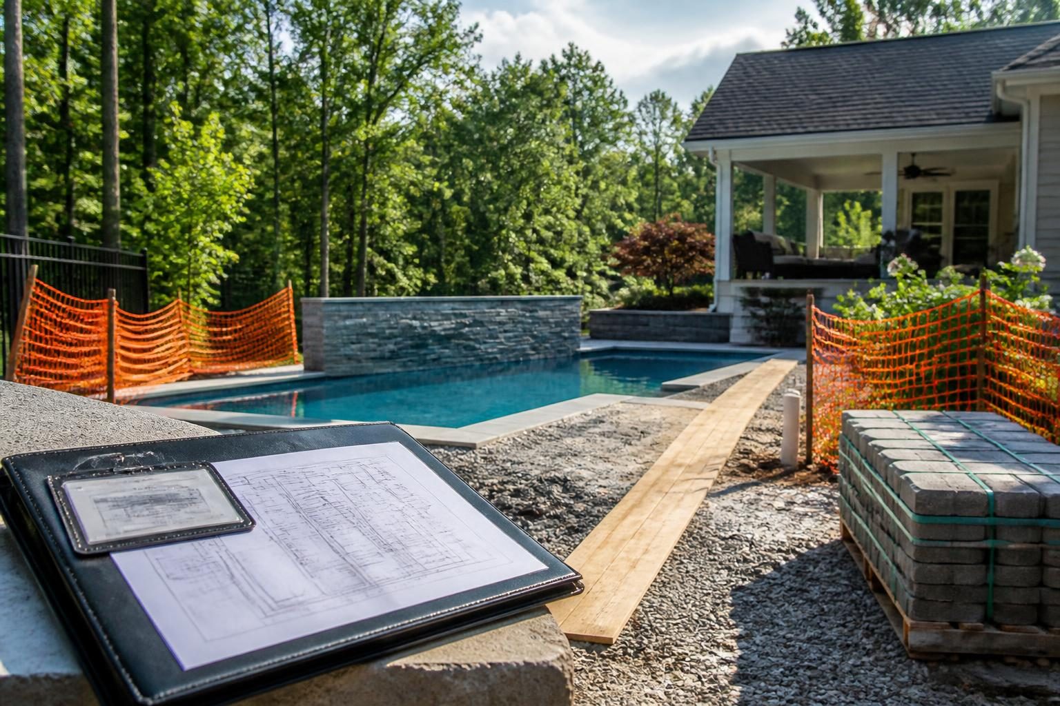 Homeowner documents used to prepare for pool inspections in North Carolina