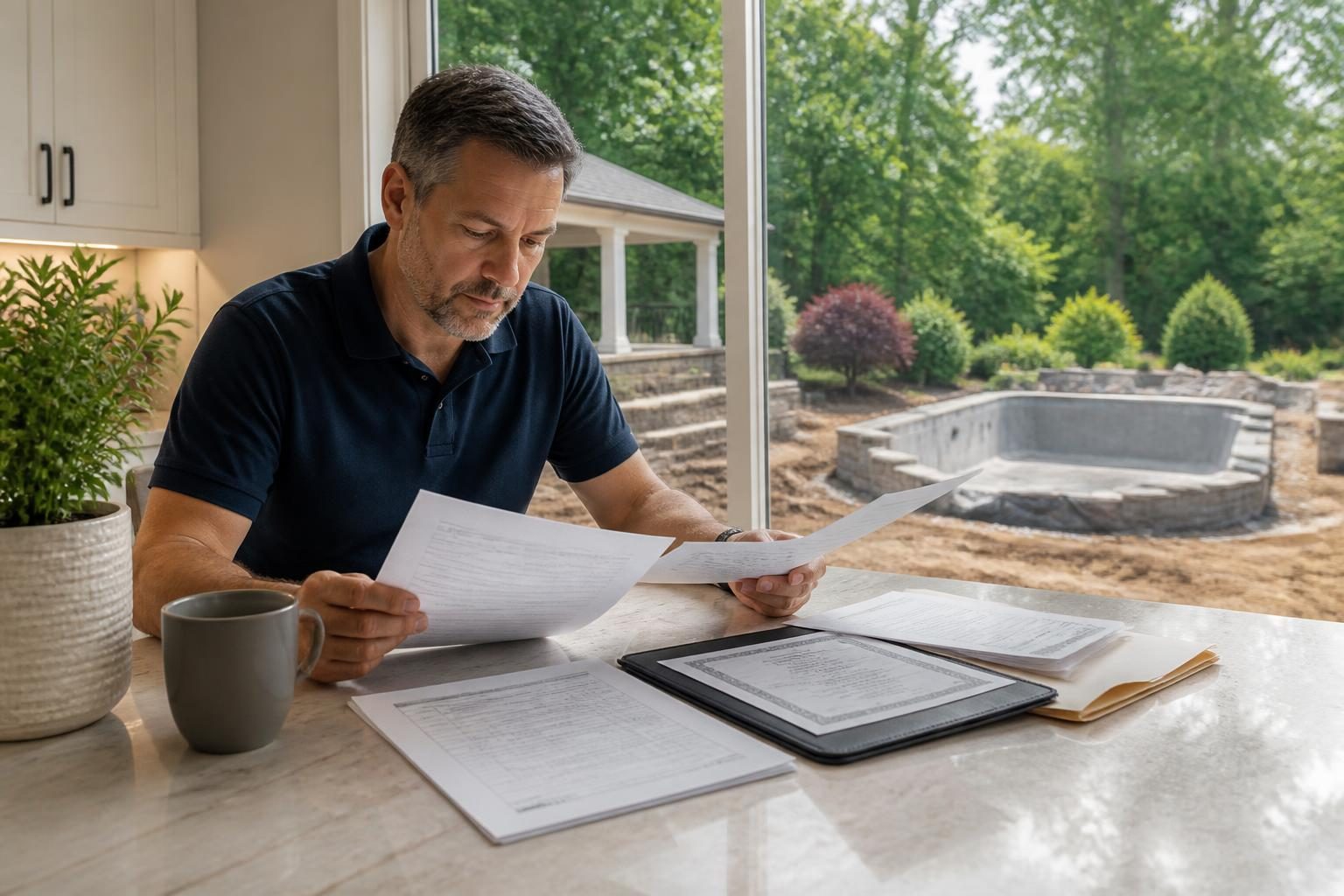 Homeowner documents used to verify North Carolina pool contractor license information