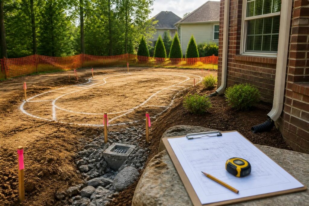 Pool excavation near house foundation questions for North Carolina homeowners